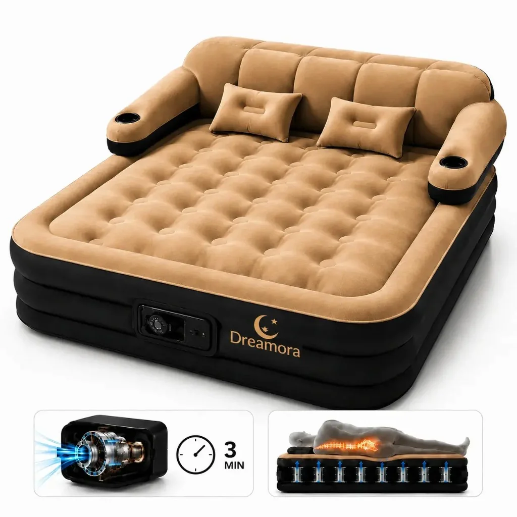 Dreamora queen inflatable mattress