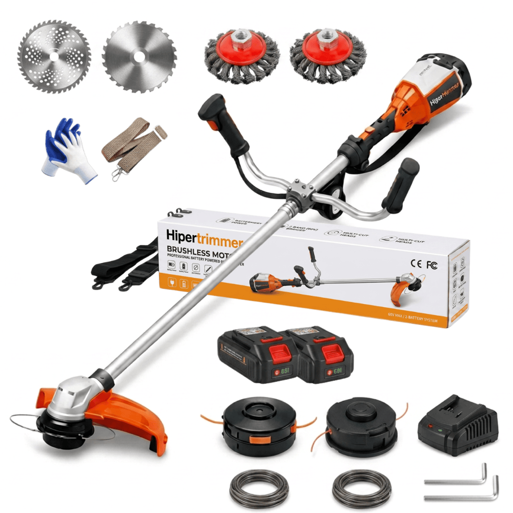 HyperTrimmer 3000 battery grass trimmer kit